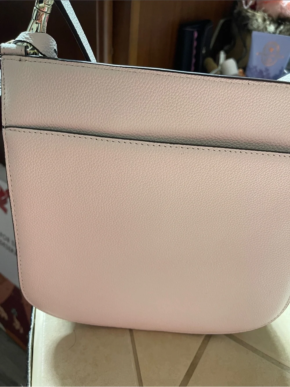 kate spade cream leather
